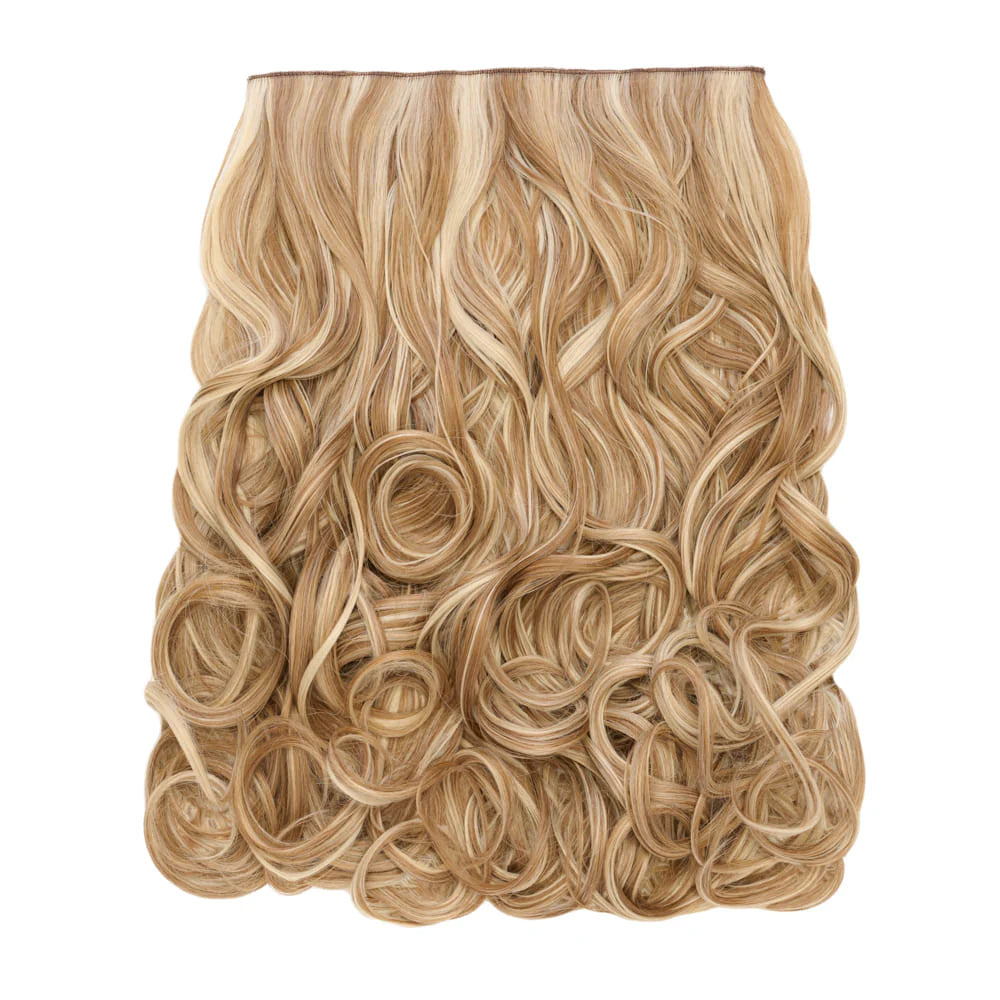 Stranded 20" Heat Resistant Curly Clip In Hair Extensions