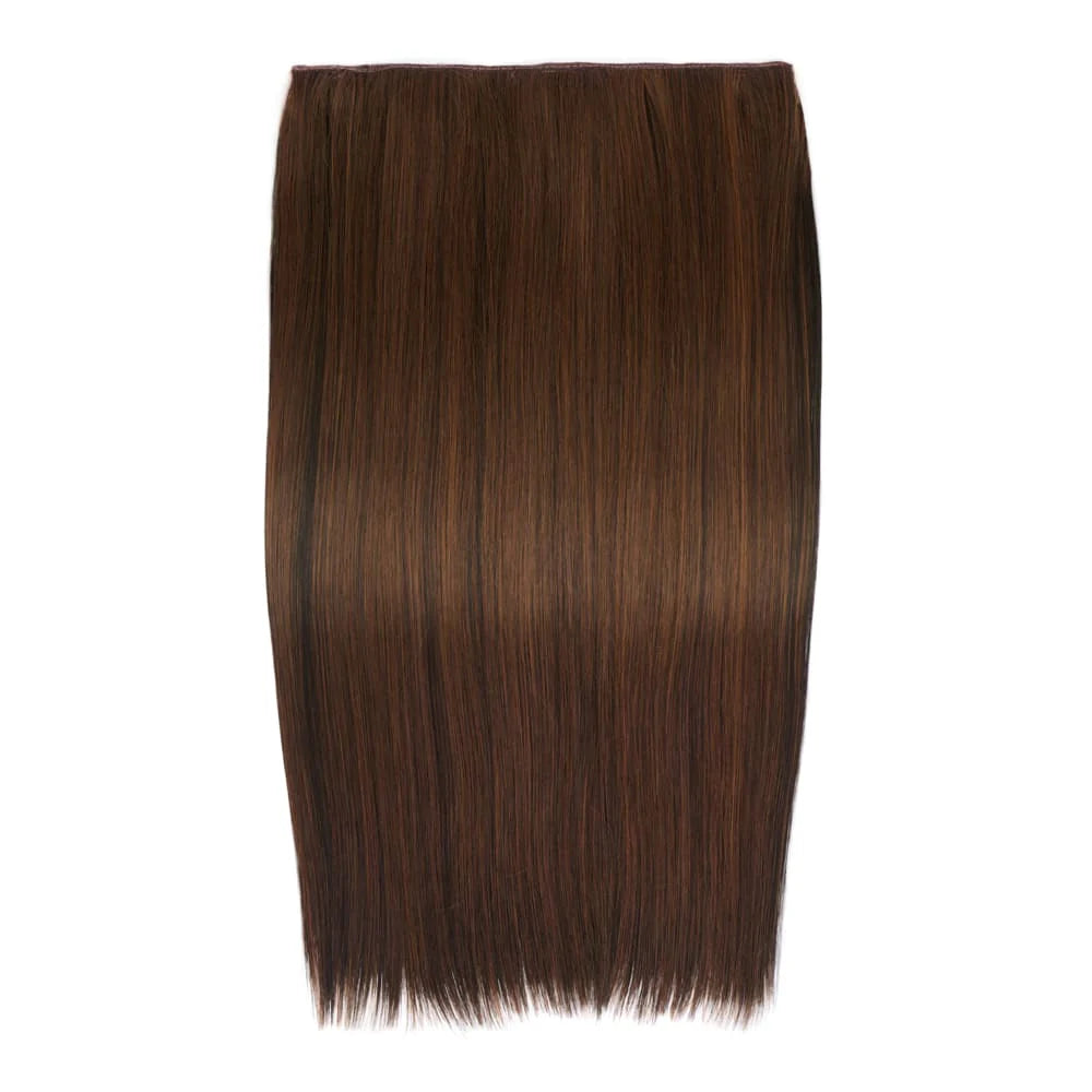 Stranded 18"/20" Heat Resistant Straight Clip In Hair Extension