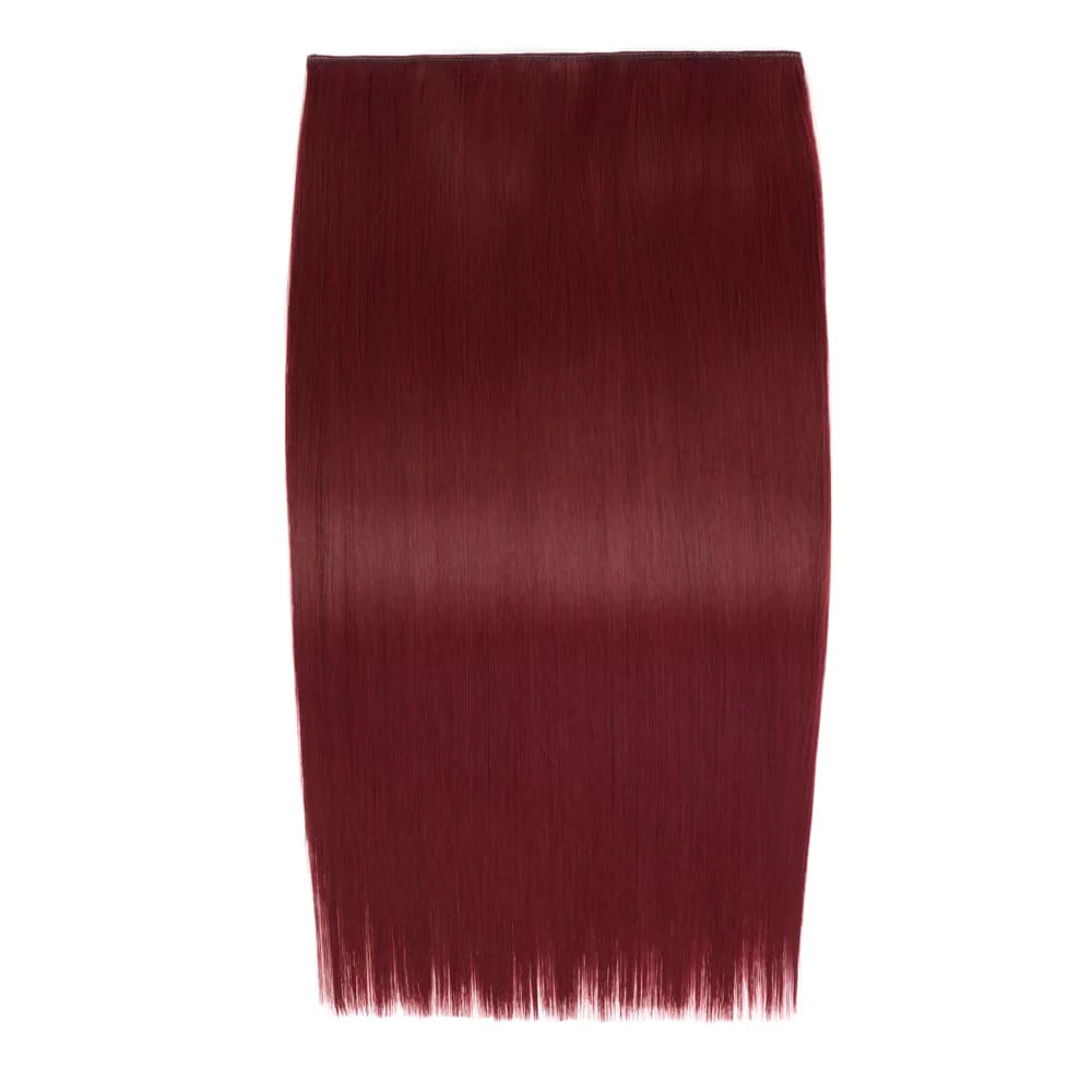 Stranded 18"/20" Heat Resistant Straight Clip In Hair Extension