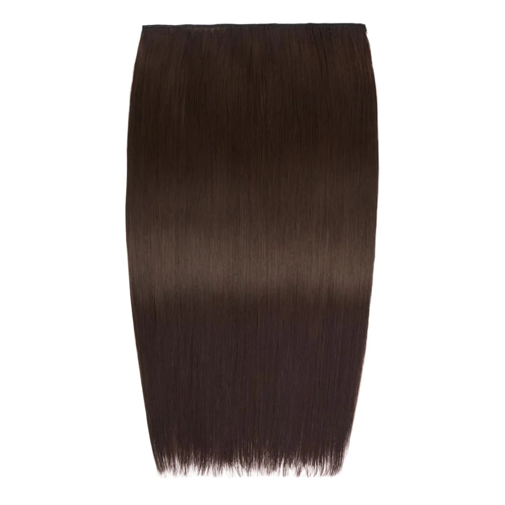 Stranded 18"/20" Heat Resistant Straight Clip In Hair Extension