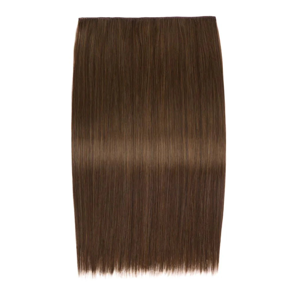 Stranded 18"/20" Heat Resistant Straight Clip In Hair Extension