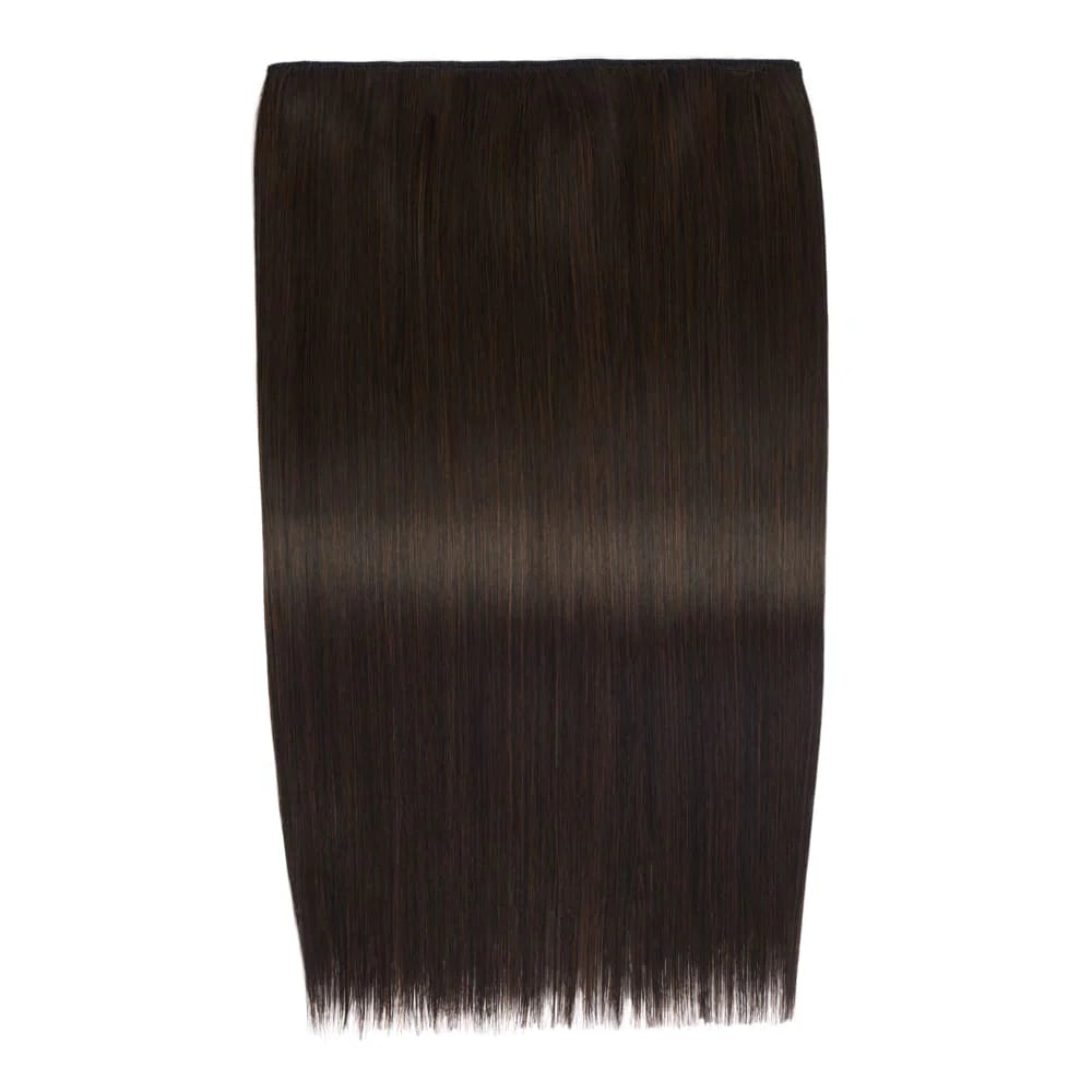 Stranded 18"/20" Heat Resistant Straight Clip In Hair Extension
