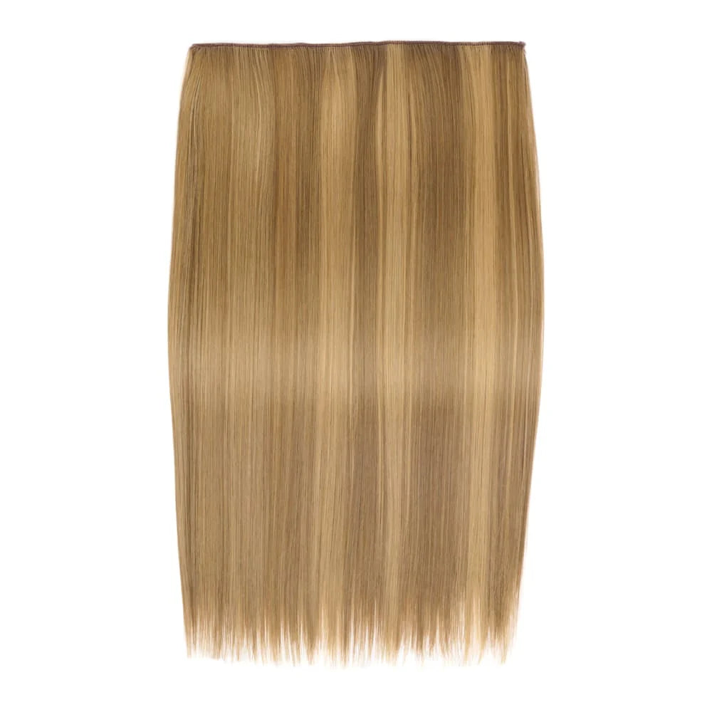 Stranded 18"/20" Heat Resistant Straight Clip In Hair Extension