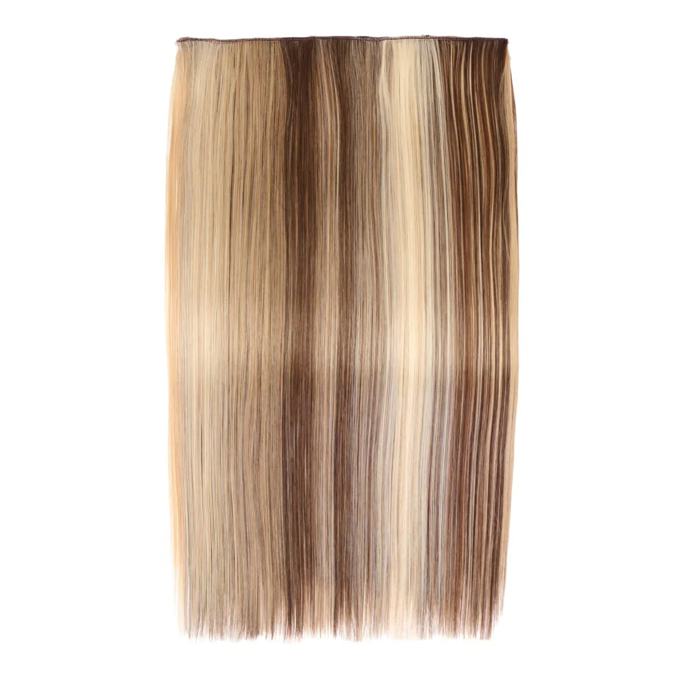 Stranded 18"/20" Heat Resistant Straight Clip In Hair Extension