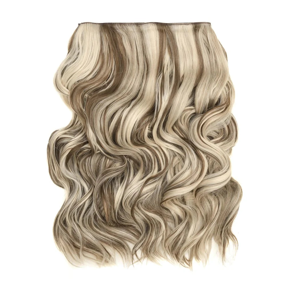 Stranded One Piece Wand Wave Clip In Synthetic Hair Extension