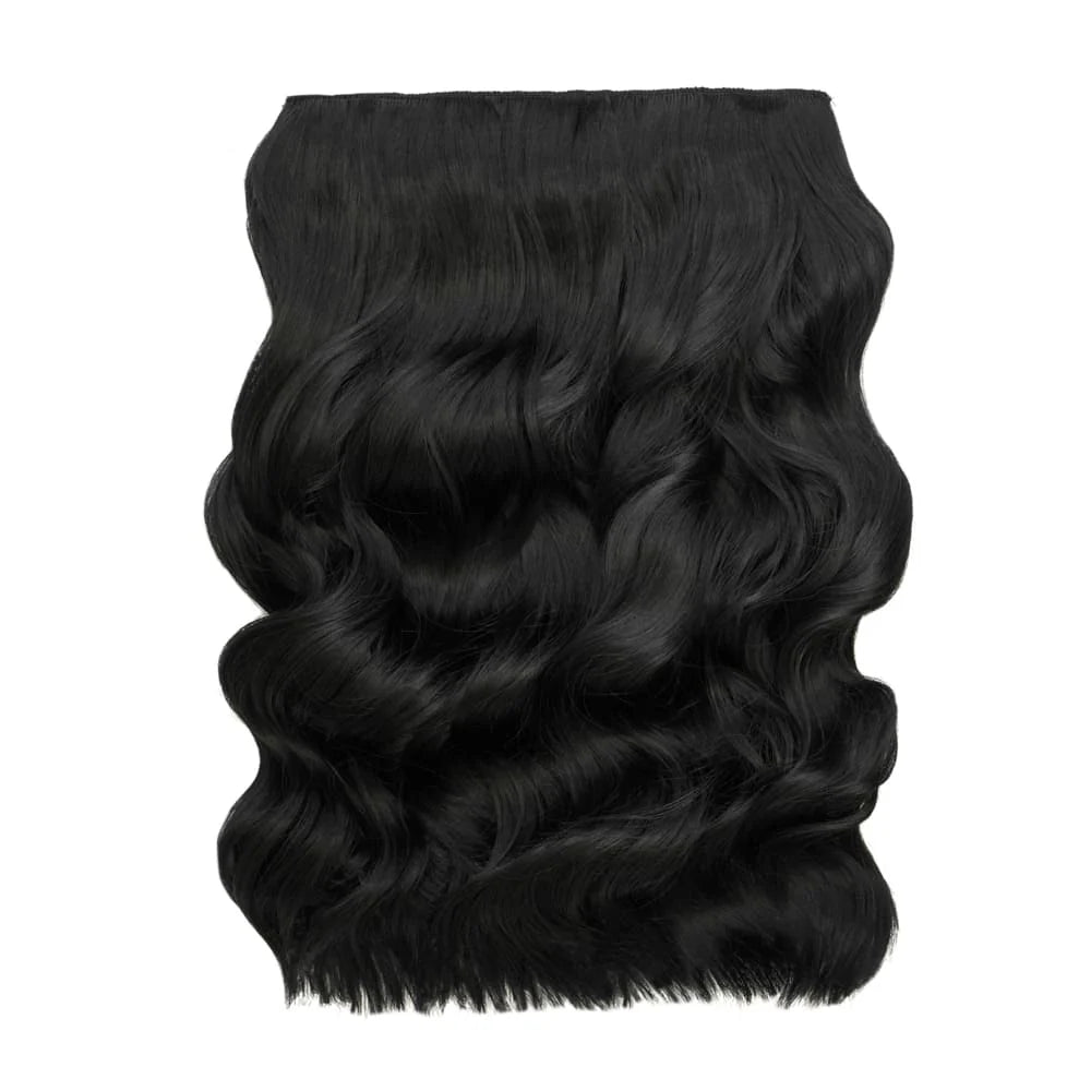 Stranded One Piece Wand Wave Clip In Synthetic Hair Extension