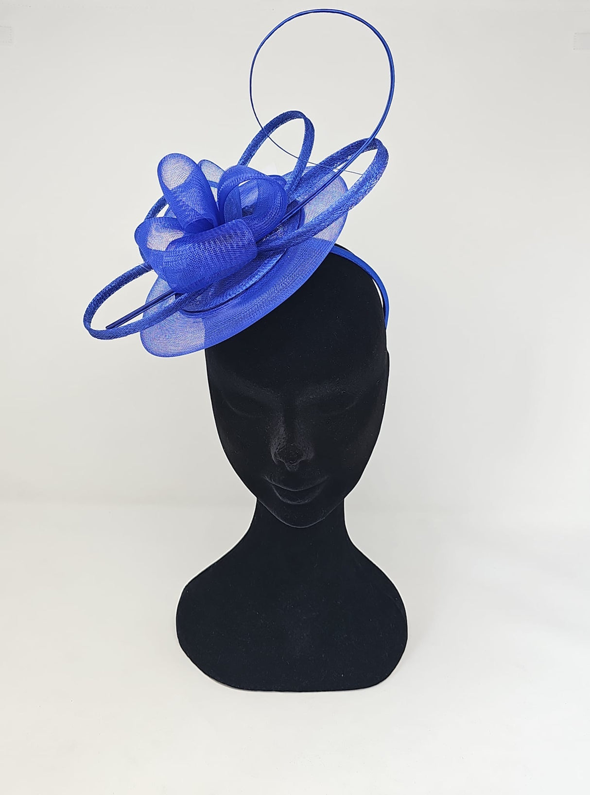 Cobalt Blue Petal Disc Fascinator