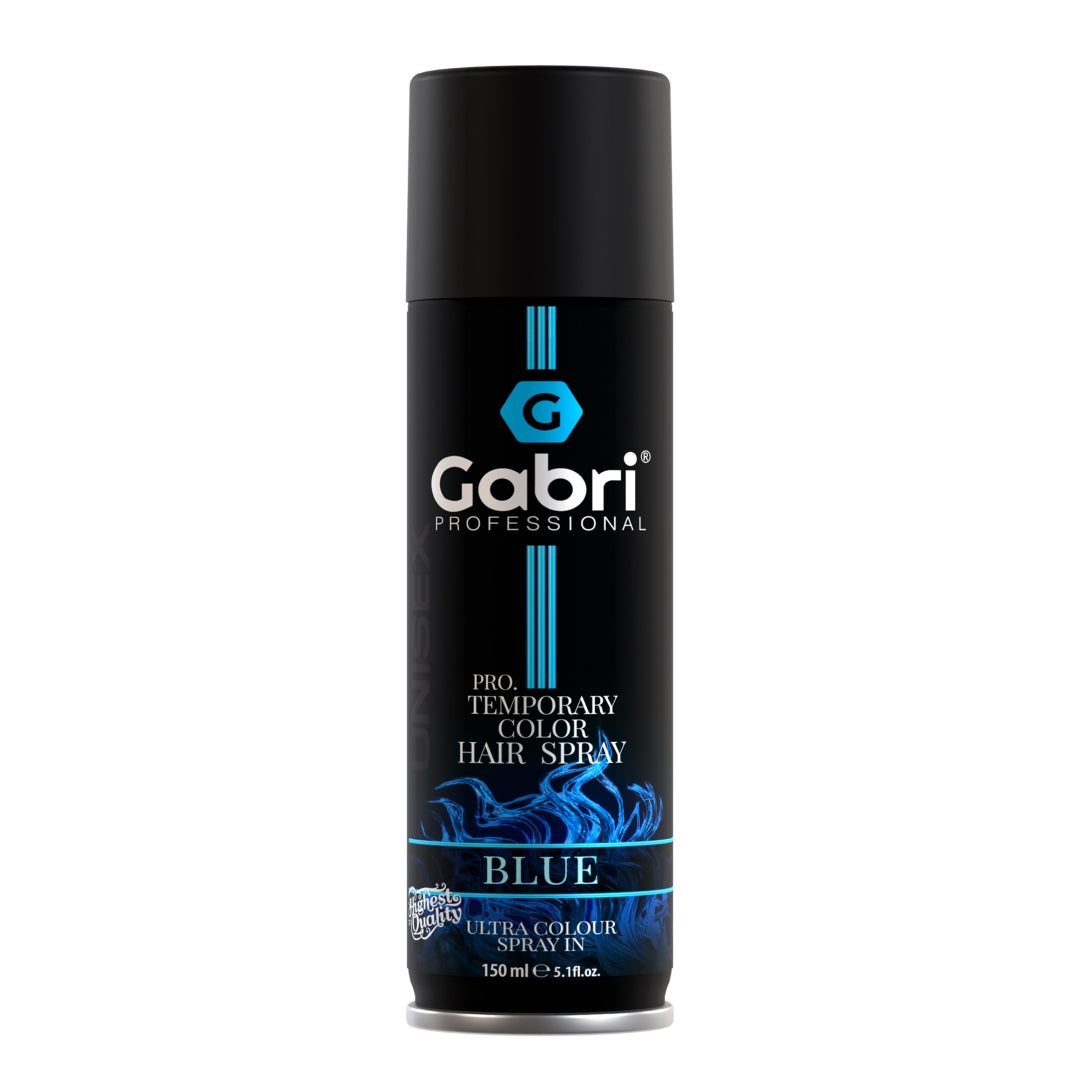 Gabri Professional Temporary Hair Colour Spray Blue 150ml
