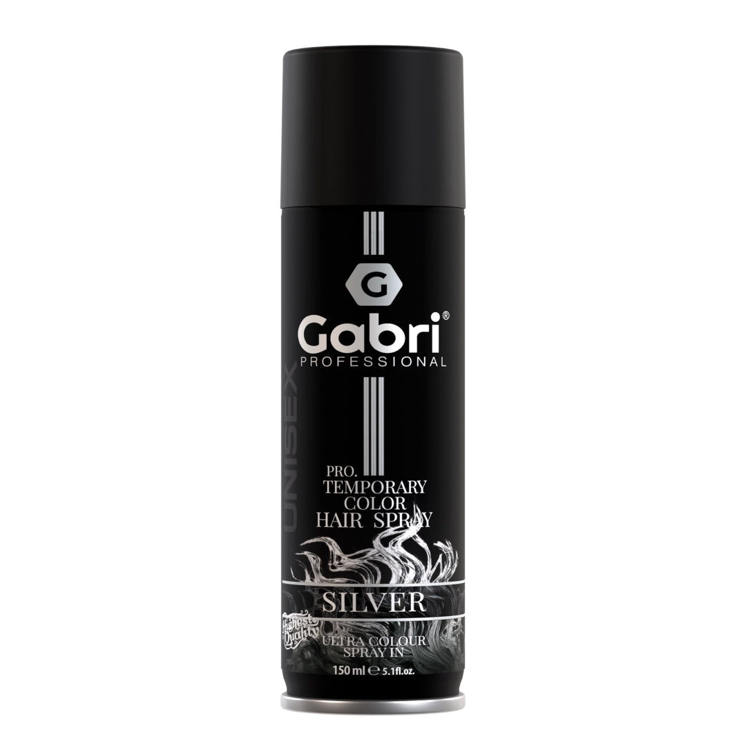 Gabri Professional Temporary Hair Colour Spray Silver 150ml