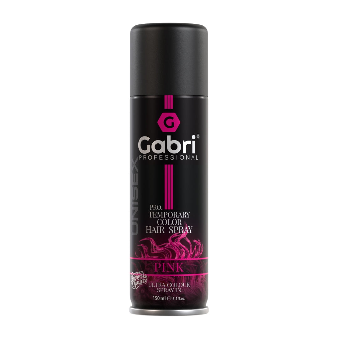 Gabri Professional Temporary Hair Colour Spray Pink 150ml