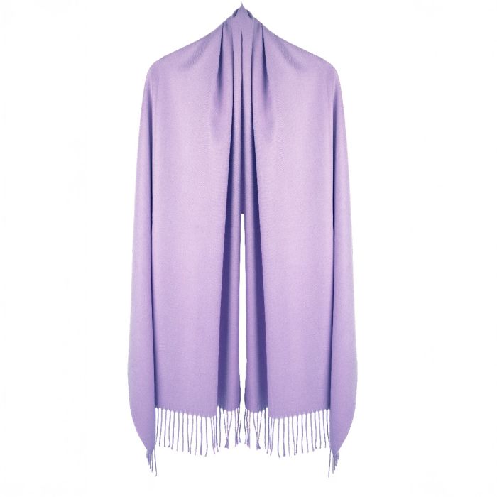 Lilac Purple Pashmina Scarf