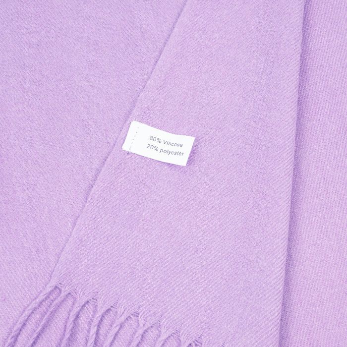 Lilac Purple Pashmina Scarf