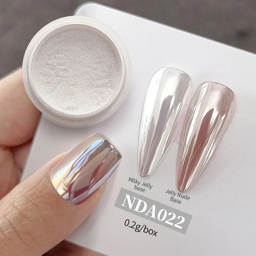 Dream Goddess Nails White/Silver Chrome Powder 0.2g
