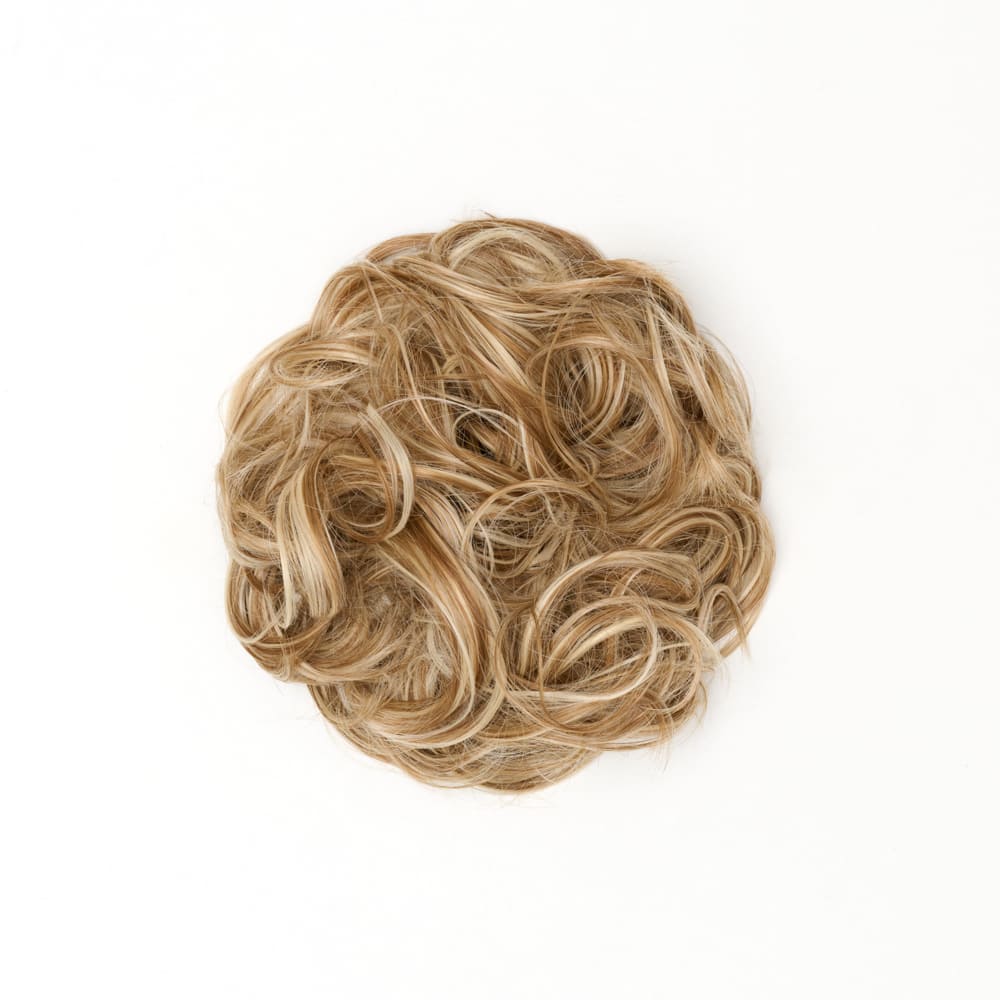 Stranded Heat Resistant Curly Messy Bun Scrunchie