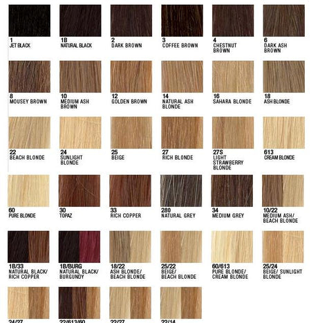 American Dream 100% Natural Human Hair 18" Silky Straight 10 Strands - Franklins