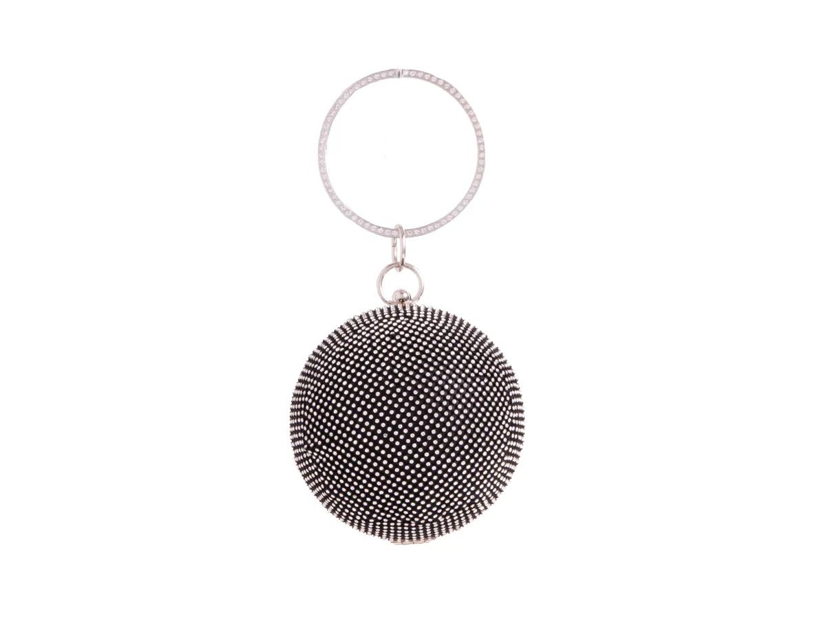 Black sphere clutch bag online