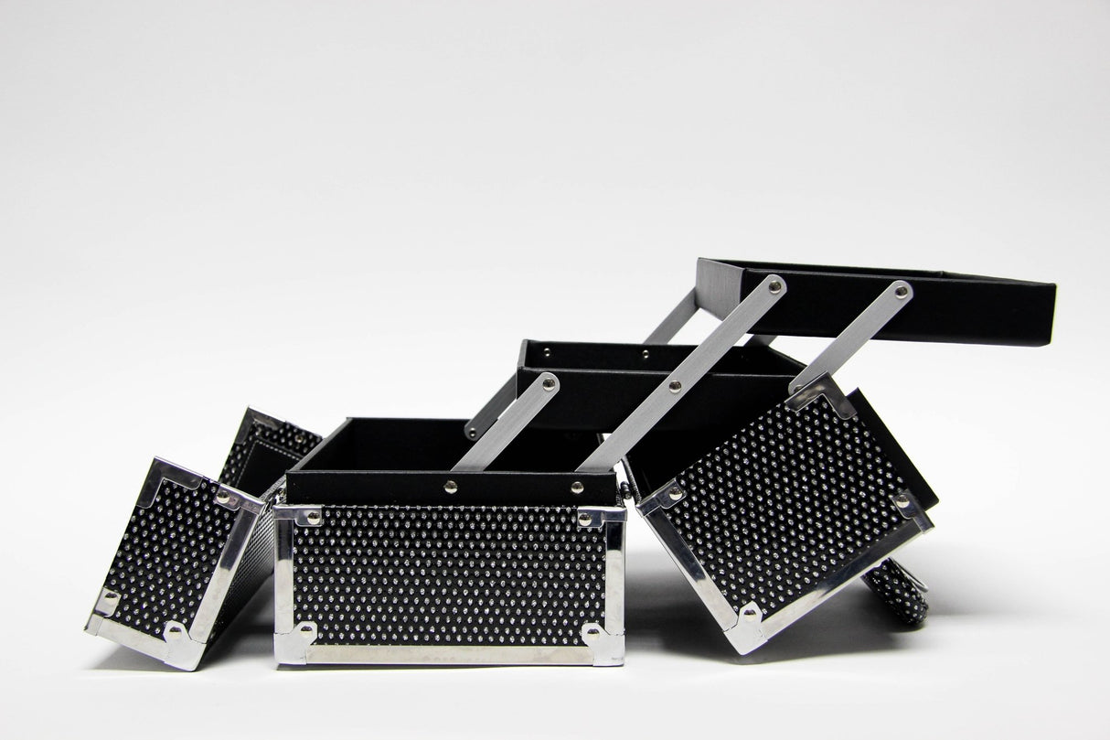 Black Glitter Cosmetics Beauty Case - Franklins