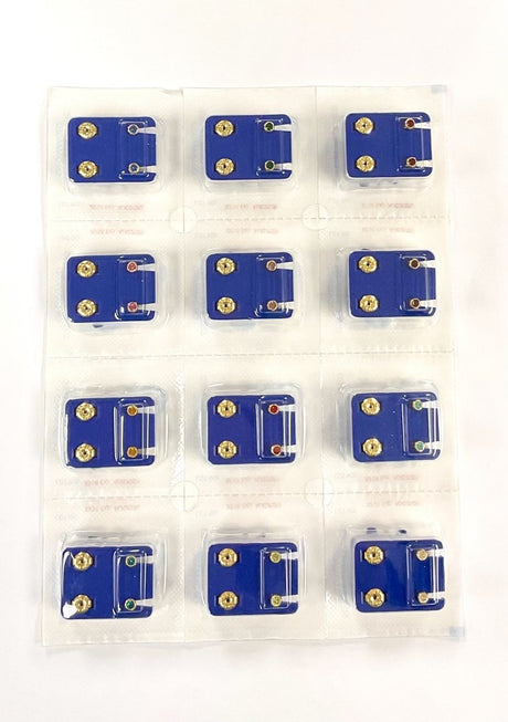 Caflon Ear Piercing Stud Earrings 12 Pack Gold Assorted Birthstones - Franklins