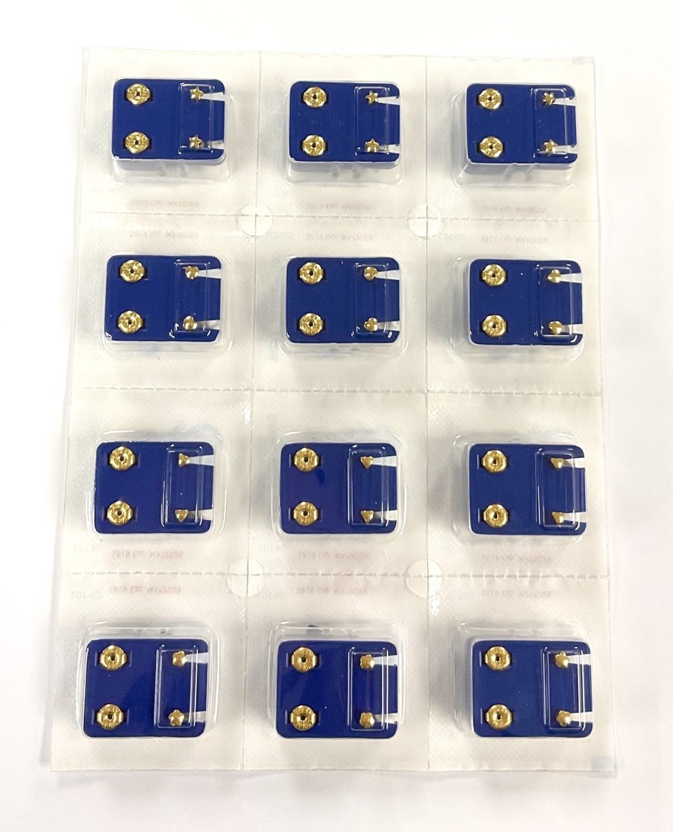 Caflon Ear Piercing Stud Earrings 12 Pack Gold Assorted Shapes - Franklins