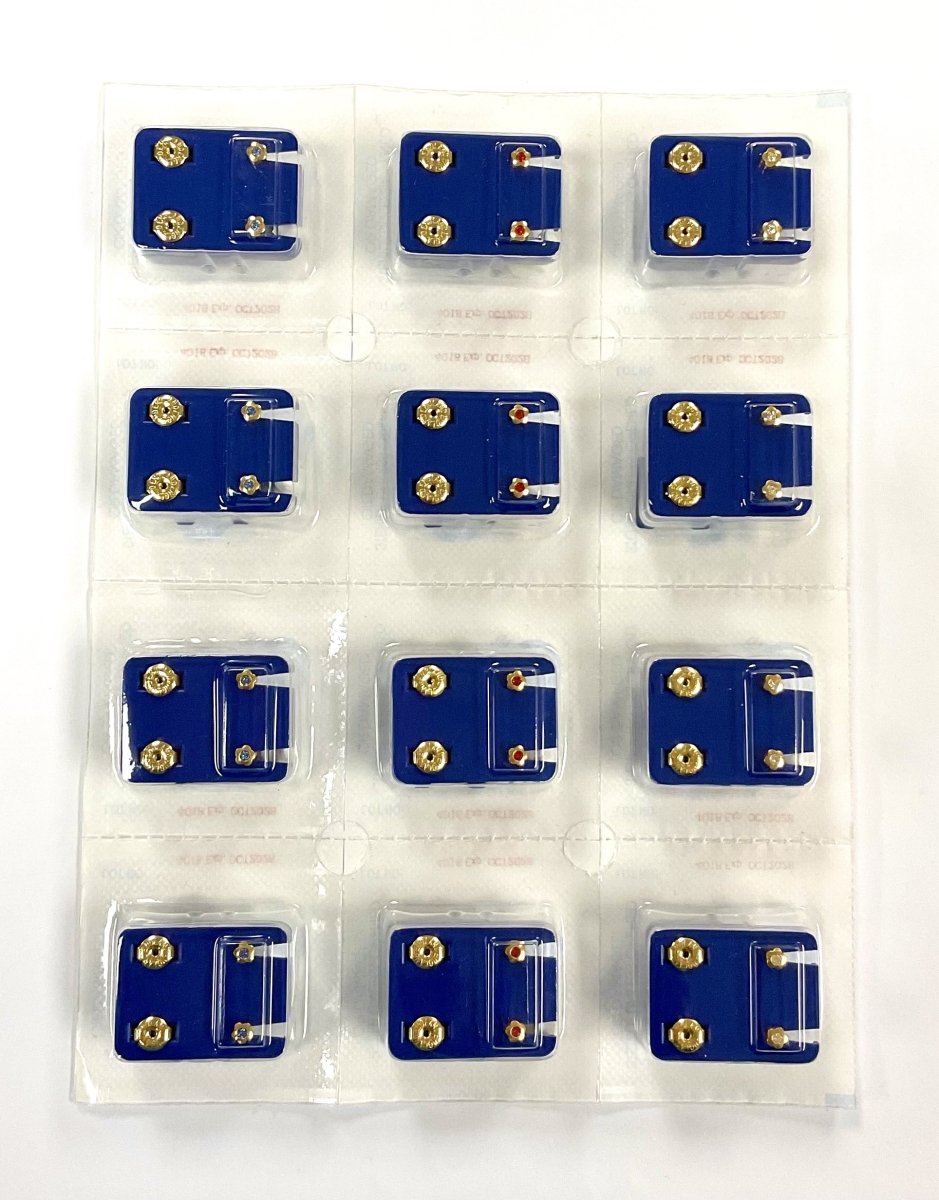 Caflon Gold Assorted Flower Birthstone Ear Piercing Studs 12 Pack - Franklins