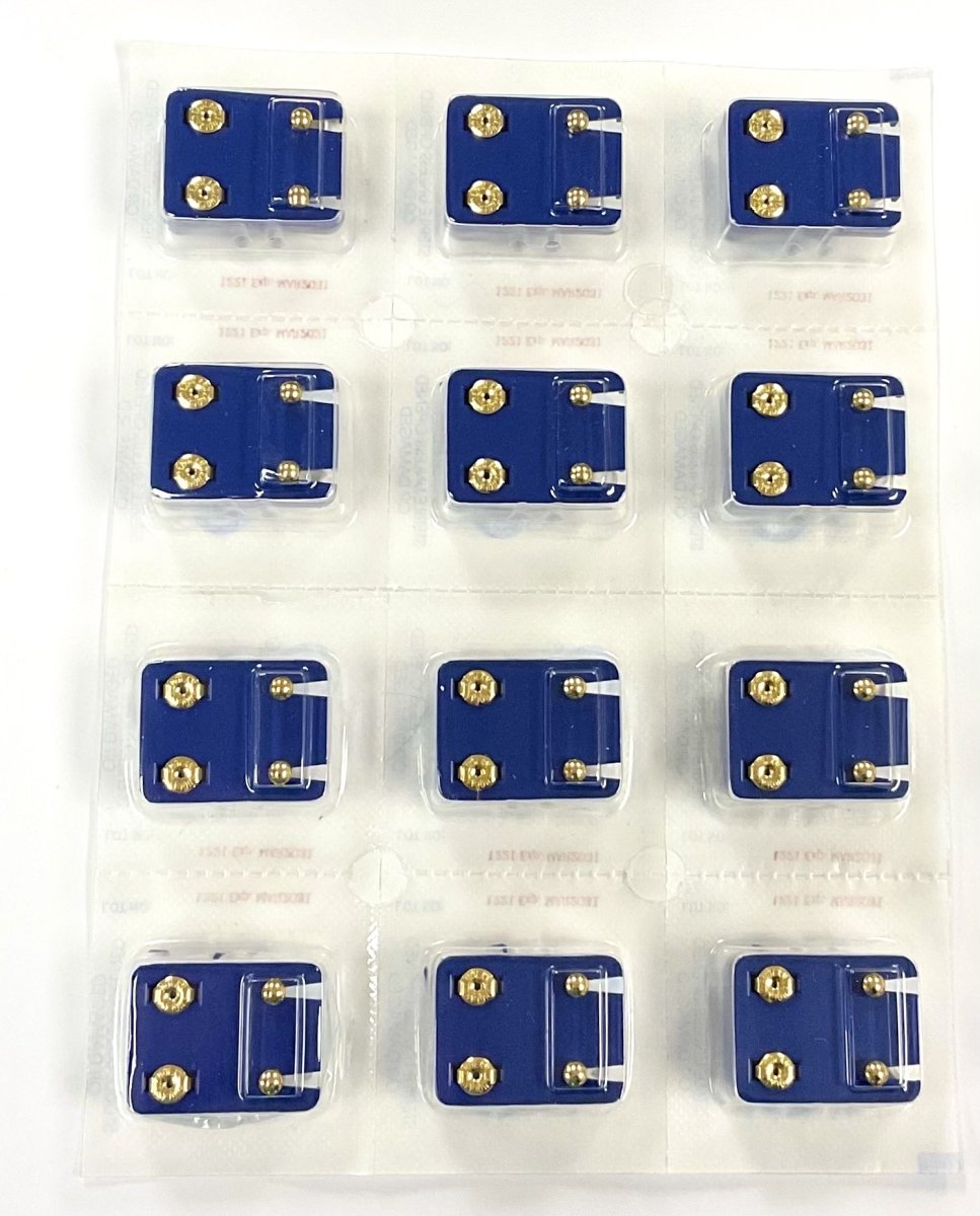 Caflon Gold Ball Ear Piercing Studs 12 Pack - Franklins