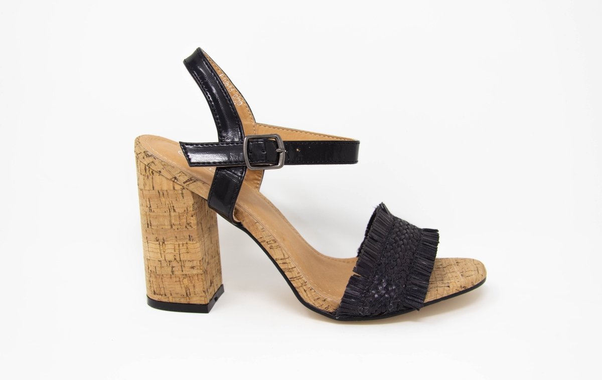 Cork High Heel Sandals - Franklins