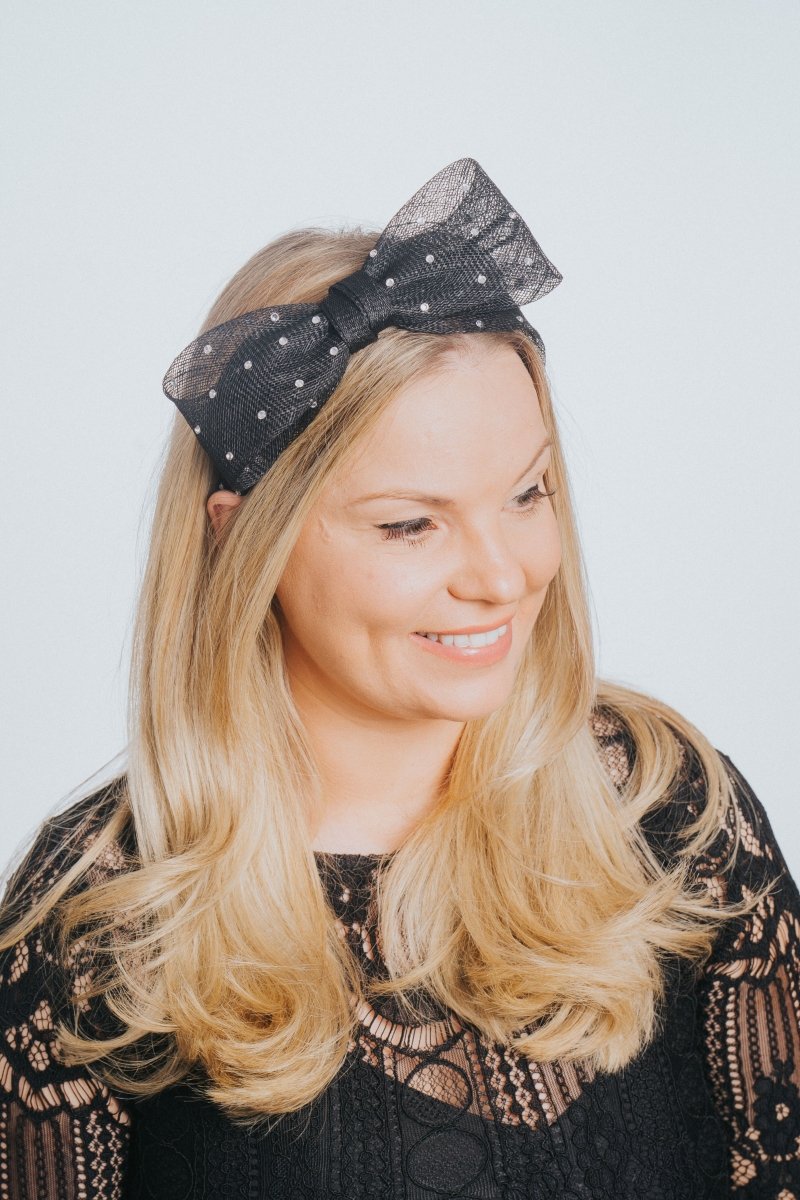 Diamante Sparkle Bow Hairband Fascinator - Franklins