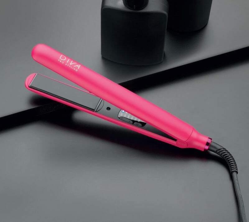 Diva Pro Styling Digital Hair Straightener Magenta Pink - Franklins