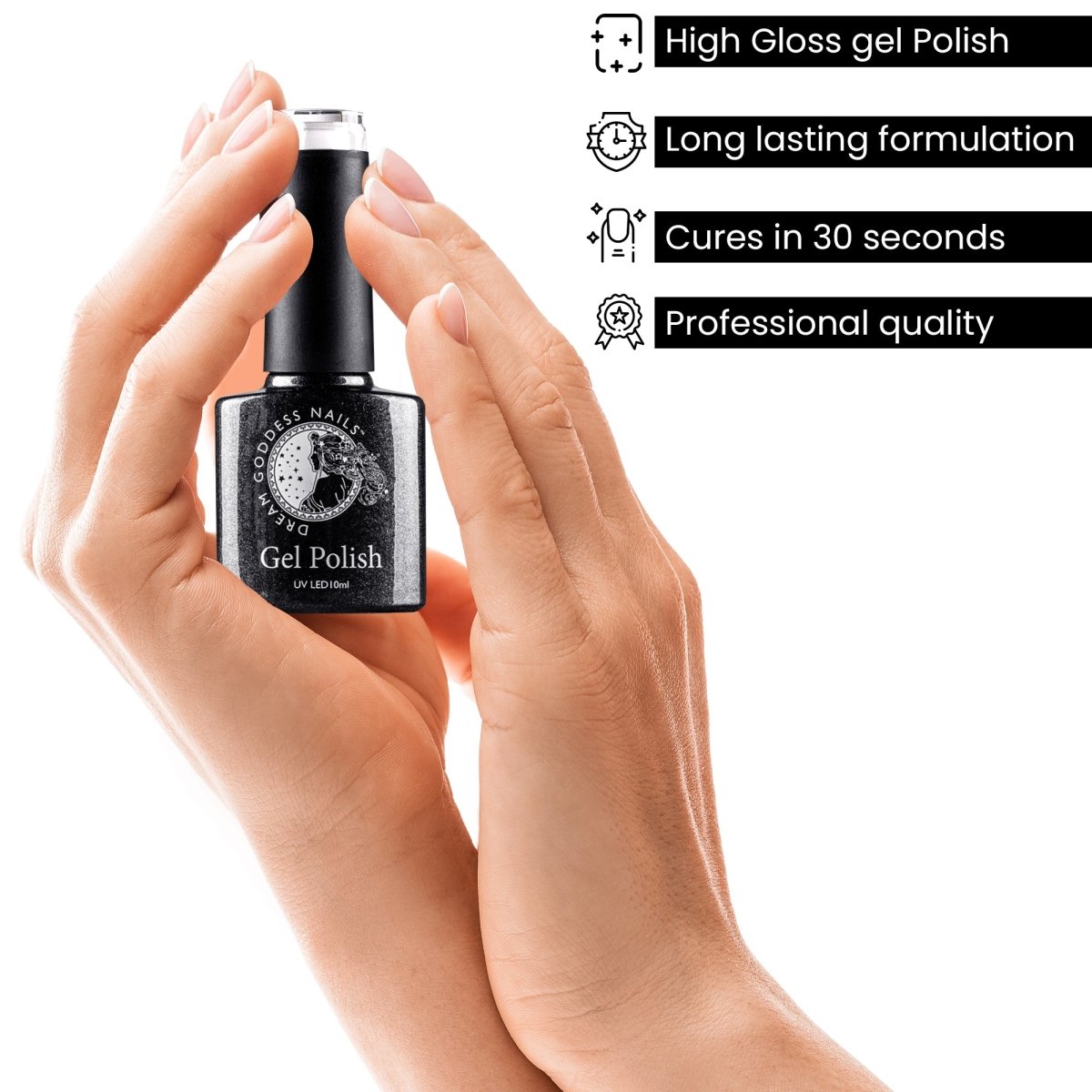 Dream Goddess Gel Polish 10ml GOLD SPARKLE - Franklins