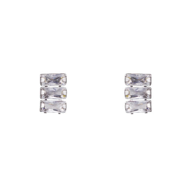 D&X Elizabeth Cubic Zirconia Crystal Stud Earrings - Franklins
