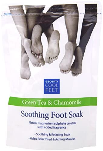 Escenti Cool Feet Green Tea & Chamomile Soothing Foot Soak Crystals 450g - Franklins