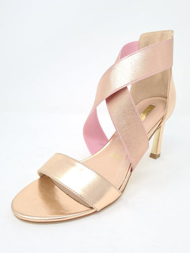 Glamour Everly Rose Pink Heel Sandals - Franklins