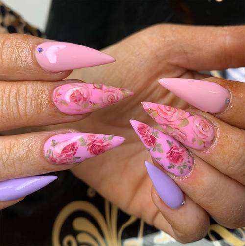 Halo Create Nail Foils Vintage Floral 10 Pack - Franklins