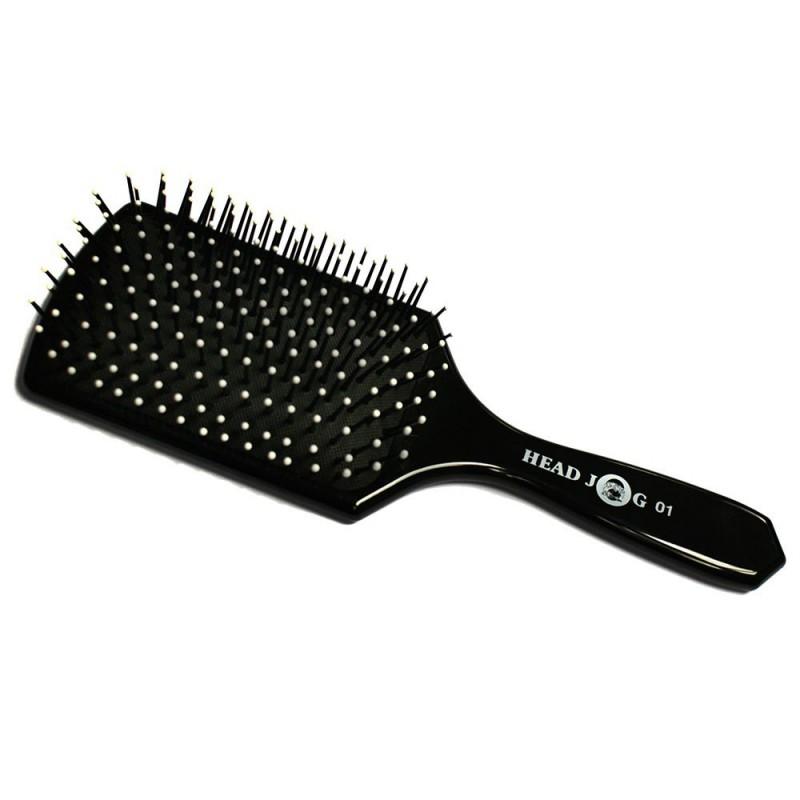 Head Jog Black Paddle Brush - Franklins