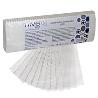 Hive Natural Cotton Waxing Strips (100) - Franklins