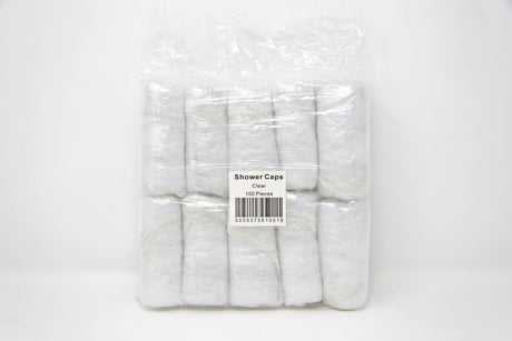 HTL Essentials Disposable Shower Caps Clear (100) - Franklins
