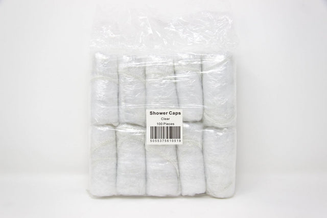 HTL Essentials Disposable Shower Caps Clear (100) - Franklins