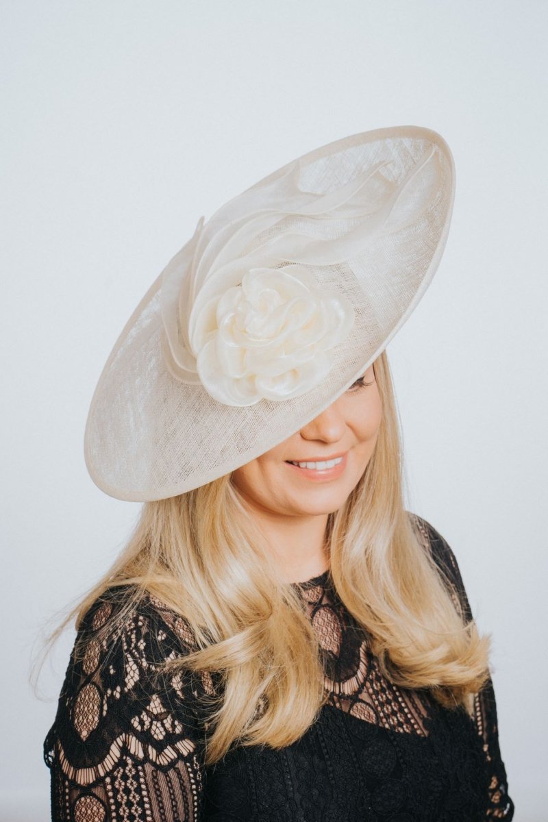 Ivory Disc Fascinator - Franklins