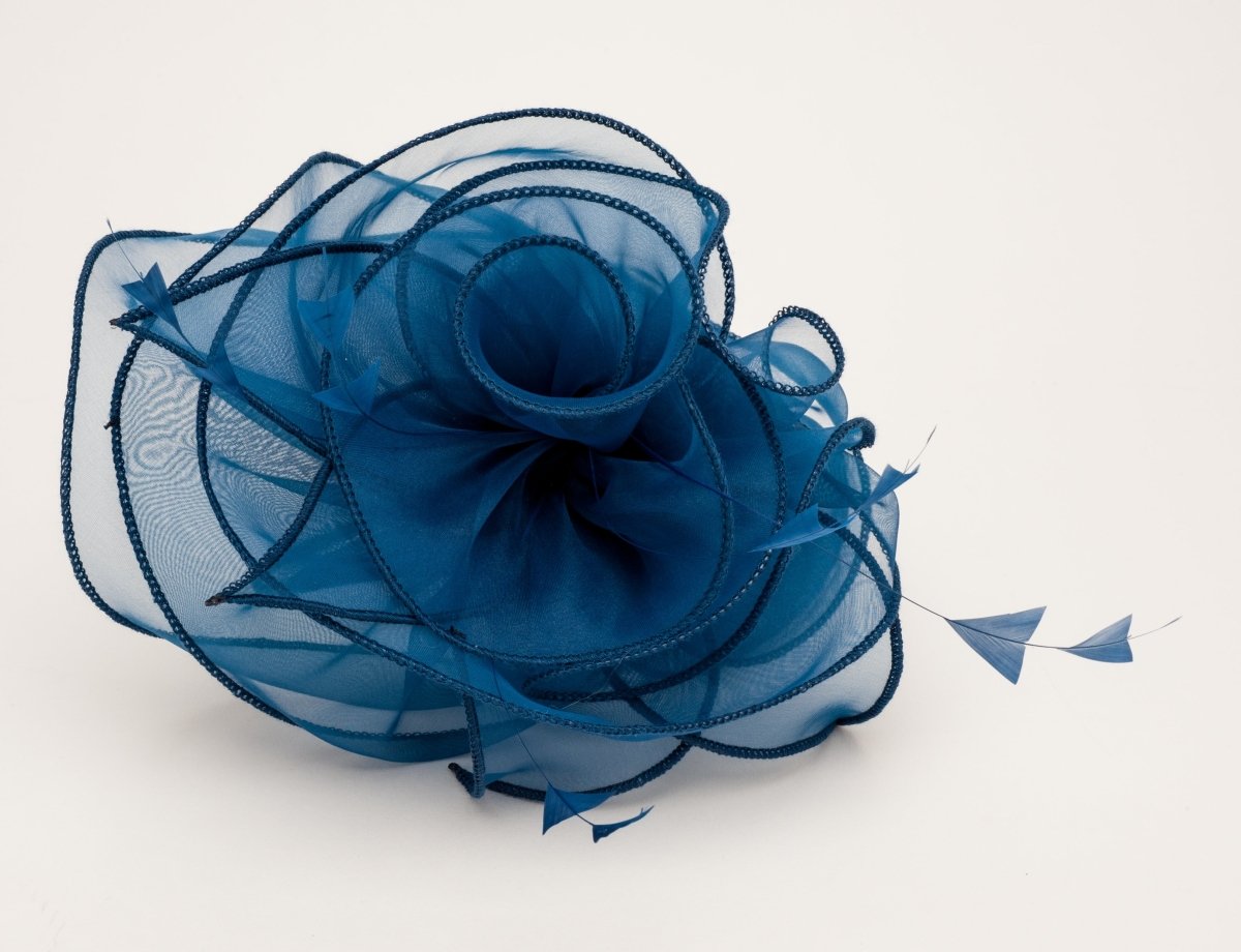 Navy Organza Fascinator - Franklins