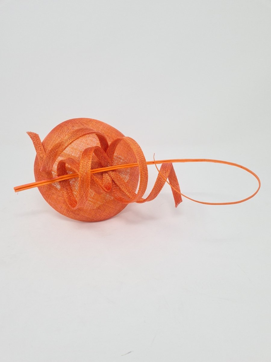 Orange Swirl Pillbox Fascinator - Franklins