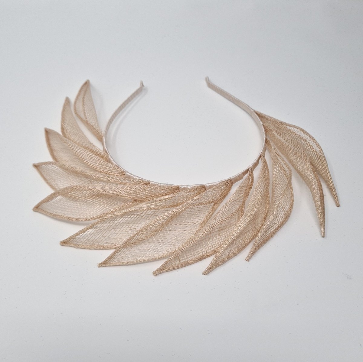 Oyster Pink Petal Crown Hairband Fascinator - Franklins