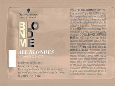 Schwarzkopf Blondme All Blondes Vitamin C Shots 5 X 5g - Franklins