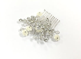 Silver Plated Bridal Hair Comb - Franklins