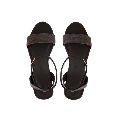 South Beach Brown Retro Platform Espadrilles - Franklins