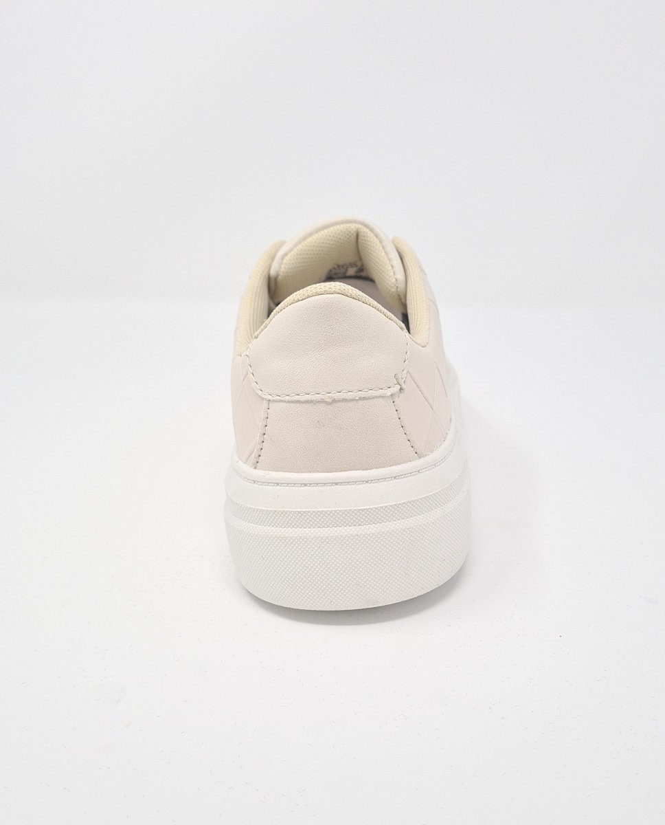 Sprox Beige & White Chunky Sole Trainers - Franklins