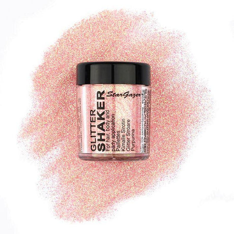 Stargazer Pastel Apricot Glitter Shaker Pot 5g - Franklins