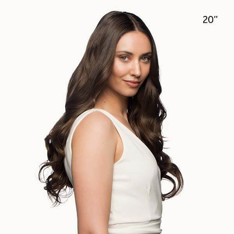 Stranded 20" Heat Resistant Curly Clip In Hair Extensions - Franklins