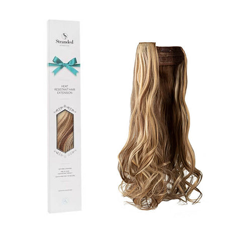 Stranded 20" Heat Resistant Curly Clip In Hair Extensions - Franklins