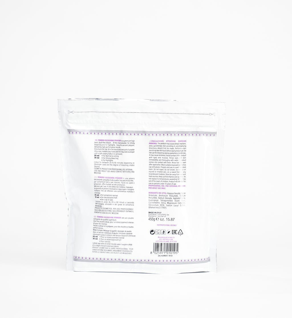 Temora Premium Blue Bleaching Powder Box Deal (12 packets) - Franklins