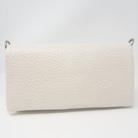 Cream Chunky Pearl Strap Handbag